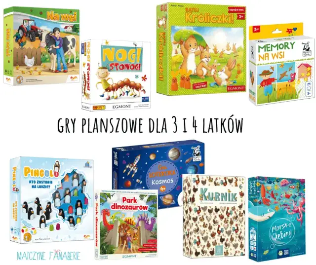 Najlepsze gry planszowe dla 4-latka: Rozwój i radość w 10-20 min