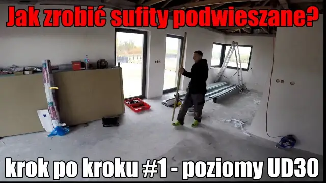 Sufit podwieszany w salonie: Poradnik DIY krok po kroku