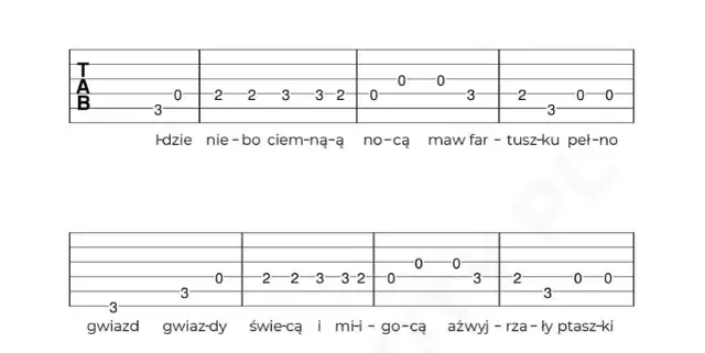 Ciemna noc na gitarze: proste chwyty i wskazówki dla każdego!