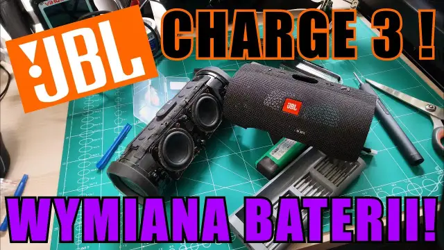 Wymiana baterii JBL Charge 3 - prosta metoda na dłuższe użytkowanie