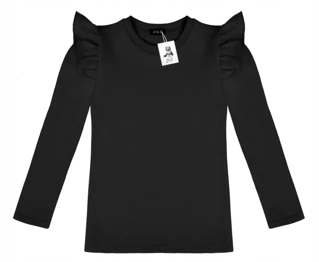 Czarna bluzka dla dziewczynki 116: Stylowy wybór na każdą okazję