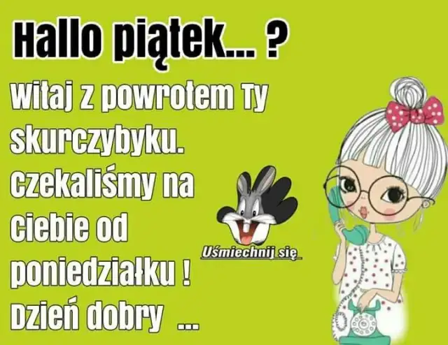 Śmieszne życzenia na piątek: Gotowe teksty, memy i gify na weekend