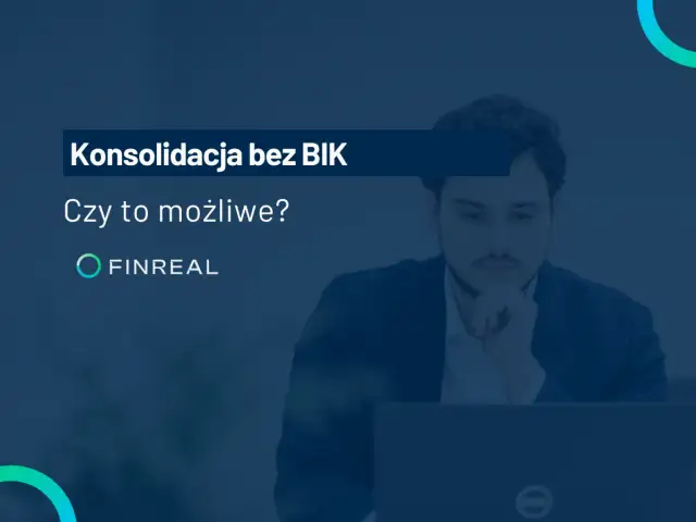 Mężczyzna zastanawia się nad konsolidacją bez BIK. Czy kredyt konsolidacyjny dla zadłużonych w BIK jest możliwy? FINREAL.