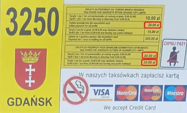 Ile kosztuje taxi w Gdańsku? Sprawdź ceny i uniknij niespodzianek