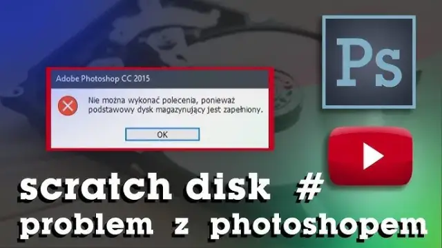 Photoshop: Dysk magazynujący pełny? Szybkie rozwiązanie błędu