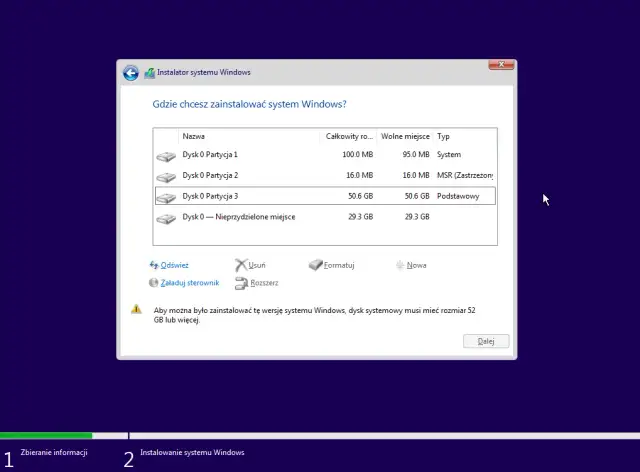 Jak podzielić dysk na partycje podczas instalacji Windows 10 bez ryzyka utraty danych