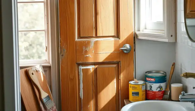 Jak malować drzwi do łazienki, aby uniknąć wilgoci i zniszczeń