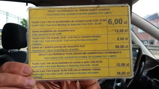 Ile kosztuje taxi w Gdańsku? Zaskakujące stawki i dodatkowe opłaty