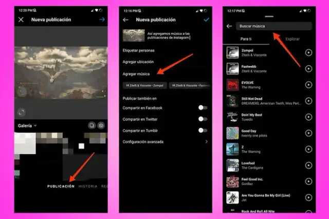Cómo agregar canciones que no están en Instagram y sorprender a tus seguidores