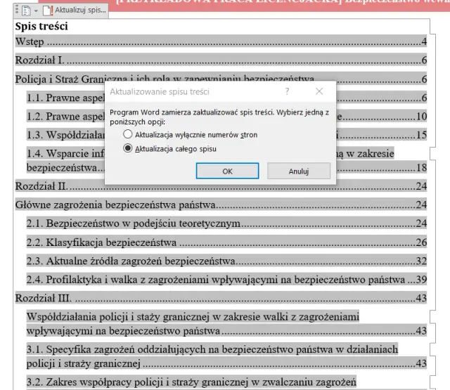 Jak zrobić spis treści w Wordzie i uniknąć problemów z formatowaniem