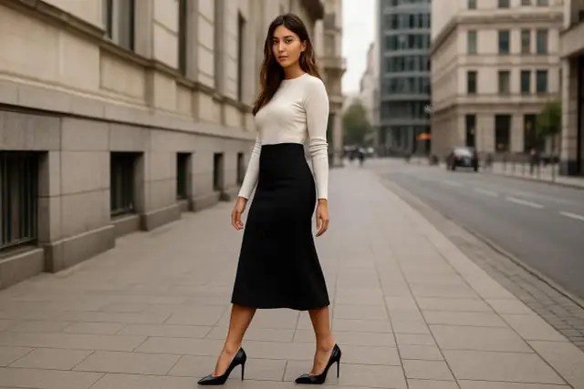 Jakie buty do spódnicy midi? Triki stylistki na idealne proporcje