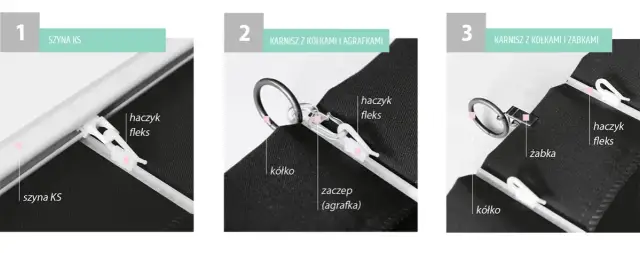 Jak wieszać zasłony na haczyki, aby uniknąć nieestetycznego wyglądu