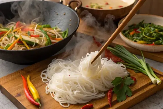 Jak ugotować makaron ryżowy, aby uniknąć sklejania i uzyskać idealną teksturę