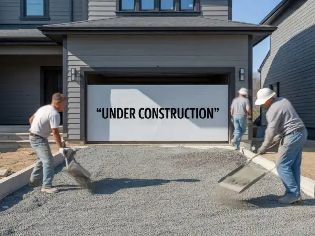 Jak zrobić podjazd do garażu z betonu - uniknij najczęstszych błędów