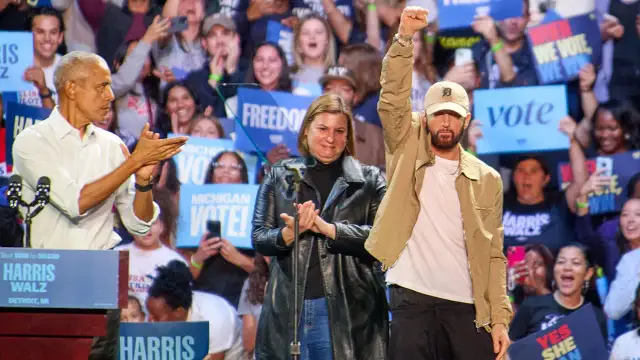 Kogo popiera Eminem? Kontrowersyjne wsparcie dla Kamali Harris