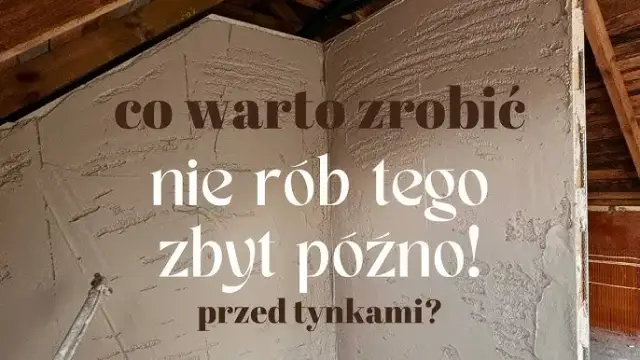 Tynki czy hydraulika? Ekspert radzi: uniknij kosztownych błędów!
