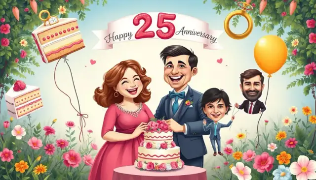 Najpiękniejsze życzenia na 25 rocznicę ślubu, które wzruszą każdego