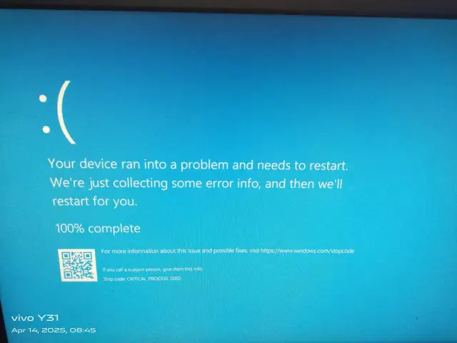 Critical Process Died? Szybka naprawa BSOD Windows krok po kroku
