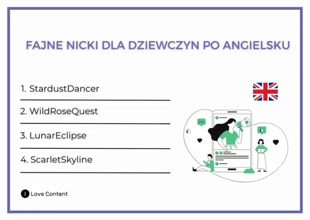 Najlepsze pomysły na nick dla dziewczyny na Messengerze, które zaskoczą