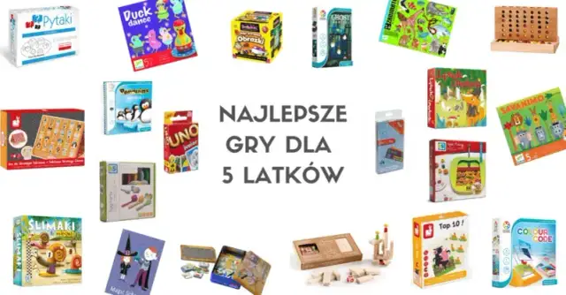 Najlepsze gry planszowe dla 5-latków, które rozwijają umiejętności