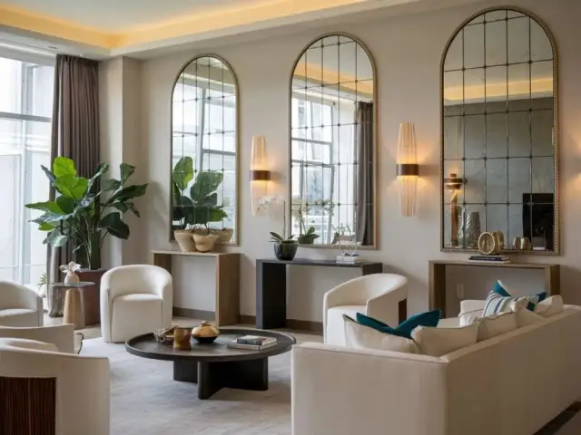 Lustro w salonie: Gdzie i jak powiesić, by powiększyć przestrzeń?