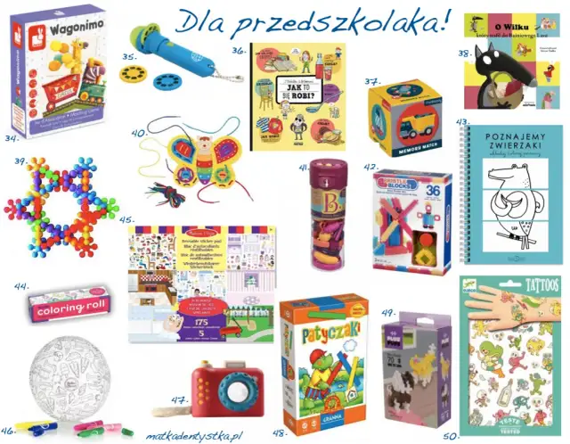 Prezenty na Mikołaja dla przedszkolaków: Pomysły do 50 zł