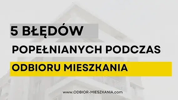 Odbiór mieszkania od dewelopera: uniknij błędów i odbierz klucze!