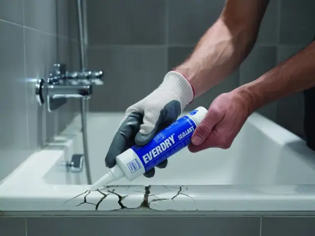 Pęknięty brodzik akrylowy? Czym skleić i jak naprawić trwale?