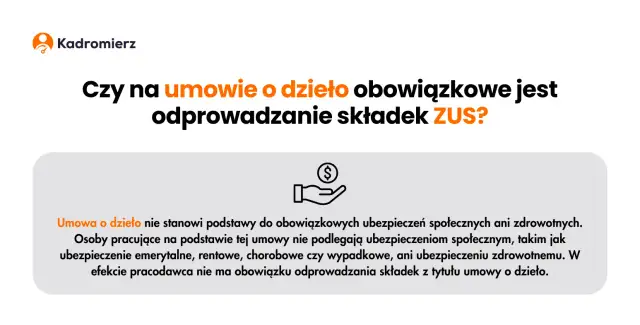 Umowa o dzieło a ZUS: Uniknij błędów! Kiedy zapłacisz składki?