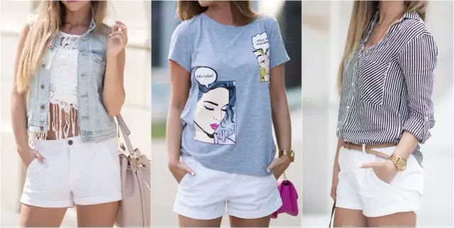 Co ubrać do białych spodenek, aby wyglądać stylowo i modnie?