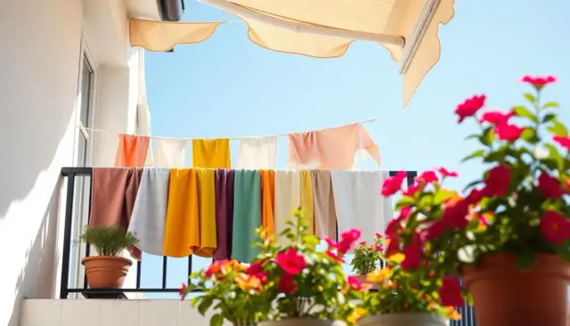 Jak naciągnąć sznurek na pranie, by uniknąć uszkodzeń ubrań