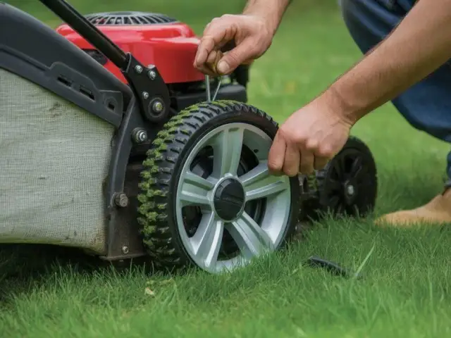 Jak zdjąć koło z kosiarki? Prosty poradnik krok po kroku