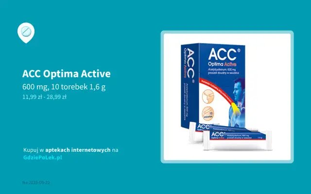 Na co jest lek ACC Optima? Poznaj jego działanie i zastosowanie