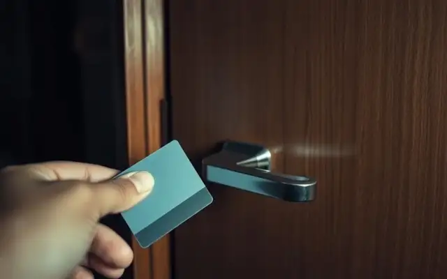 Jak zamknąć drzwi w hotelu na kartę od środka? Pełne bezpieczeństwo!