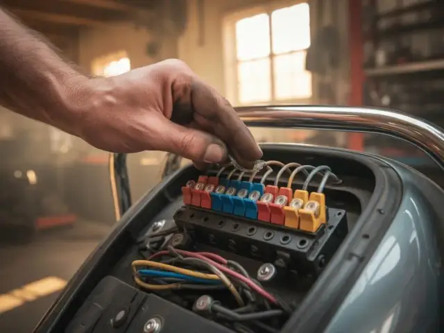 Skuter nie odpala? Jaki bezpiecznik przy akumulatorze i wymiana