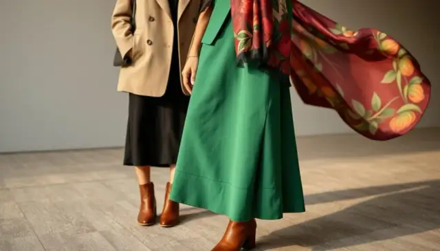 Jak stylizować zieloną spódnicę, by wyglądać modnie i elegancko