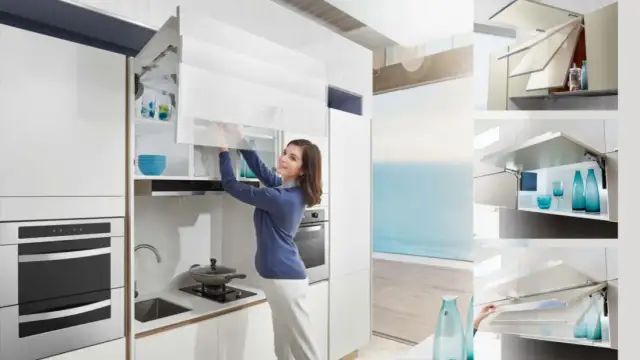 Podnośniki do blatu: Jak wybrać i zamontować idealny mechanizm?