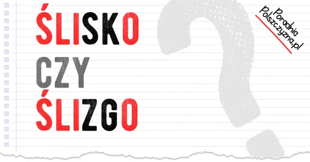 Jak się pisze: ślisko czy ślizgo? Rozwiej wątpliwości raz na zawsze!