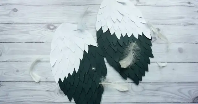 Skrzydła jak zrobić strój bociana - łatwe i tanie pomysły DIY