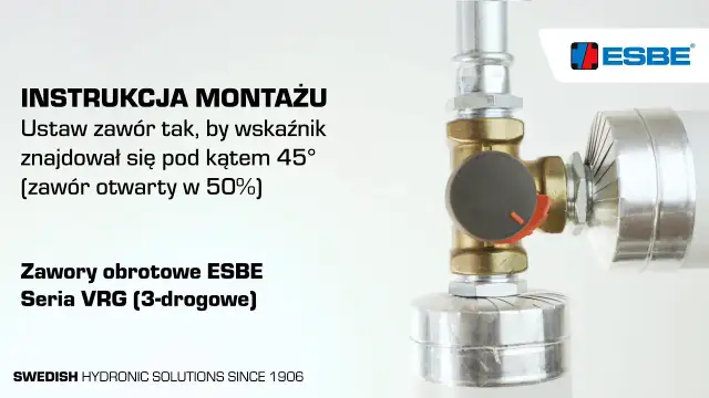 Jak ustawić zawór trójdrożny ESBE, aby uniknąć problemów z temperaturą
