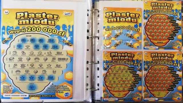 Zdrapki "Plaster miodu" z szansą na wygraną 200 000 zł. Sprawdź, jak sprawdzić, czy zdrapka jest wygrana online, porównując symbole.