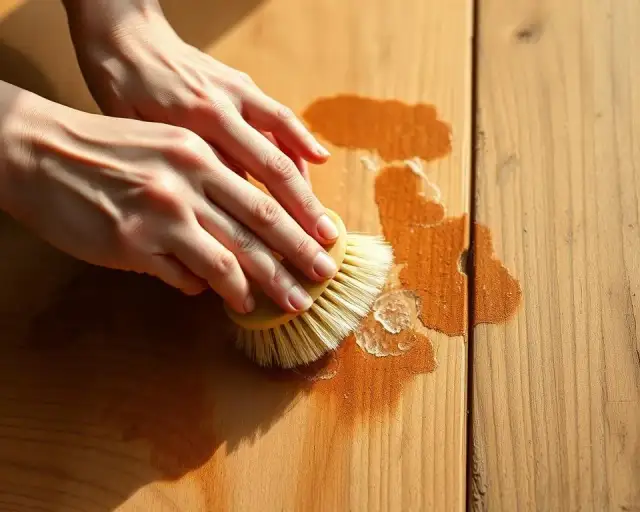 Jak usunąć plamy ze stołu drewnianego - skuteczne metody i porady