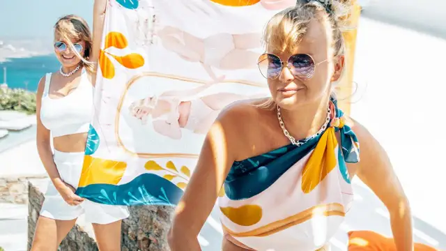 Jak zawiązać chustę jako bluzkę i wyglądać stylowo każdego dnia