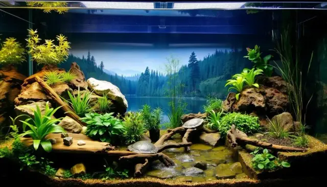 Jak urządzić akwaterrarium dla żółwia wodno-lądowego? Poradnik