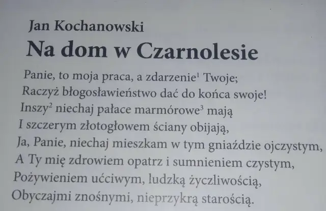Fraszka na dom w Czarnolesie - O czym mówi ten utwór naprawdę?