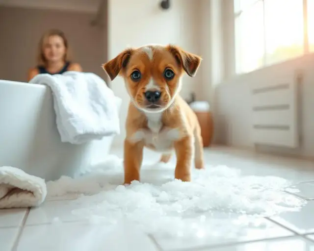 Jak kąpać szczeniaka? Poradnik bezpiecznej i spokojnej pierwszej kąpieli