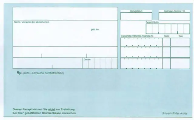 Privatrezept Vorlage: 9 Pflichtangaben & kostenloser Download