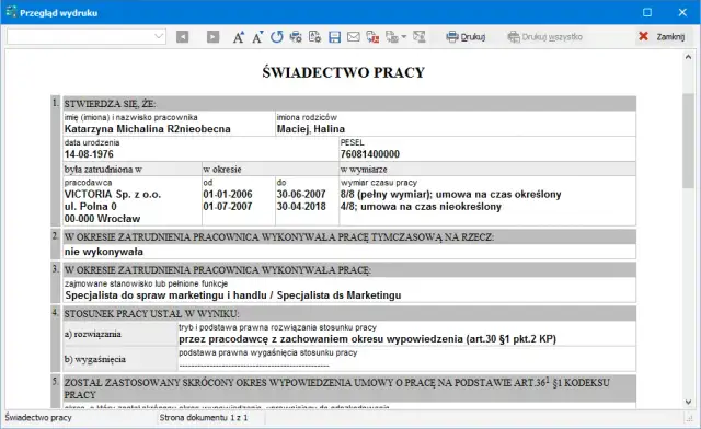 Czy można wystawić świadectwo pracy w trakcie zatrudnienia? Odpowiedzi