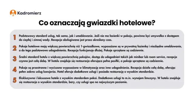 Gwiazdki hotelowe w Polsce: Kto je przyznaje i na jakiej podstawie?