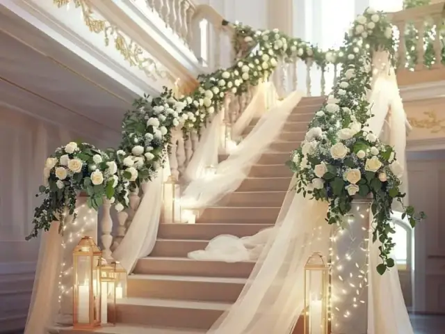 Jak przystroić klatkę schodową w bloku na wesele, by zaskoczyć gości